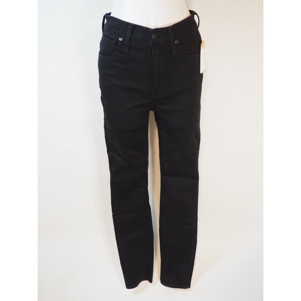 Madewell Black 10" High-Rise Skinny Denim Jeans, Size 27